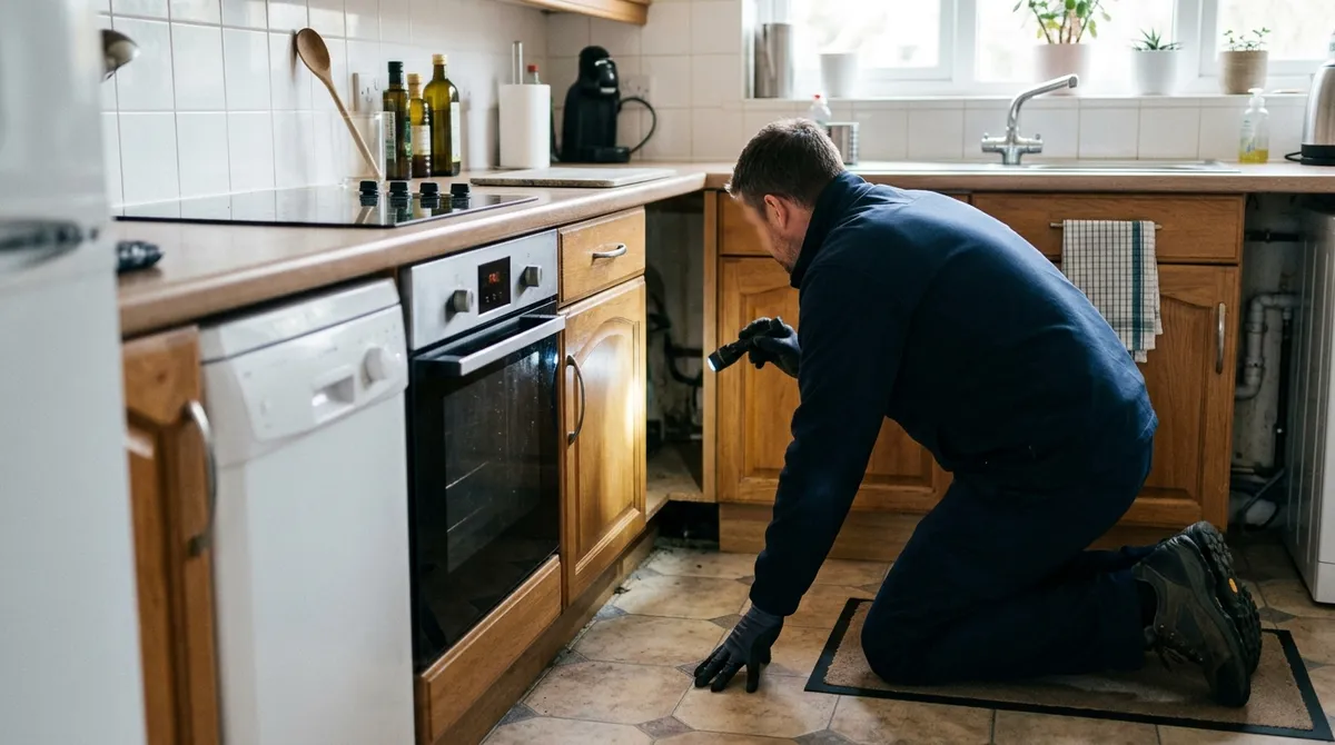 Pest control technician in West End, London