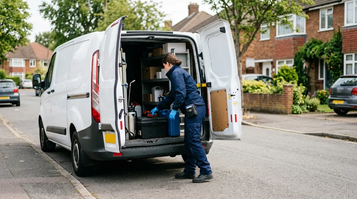 Pest control technician in Sutton, London